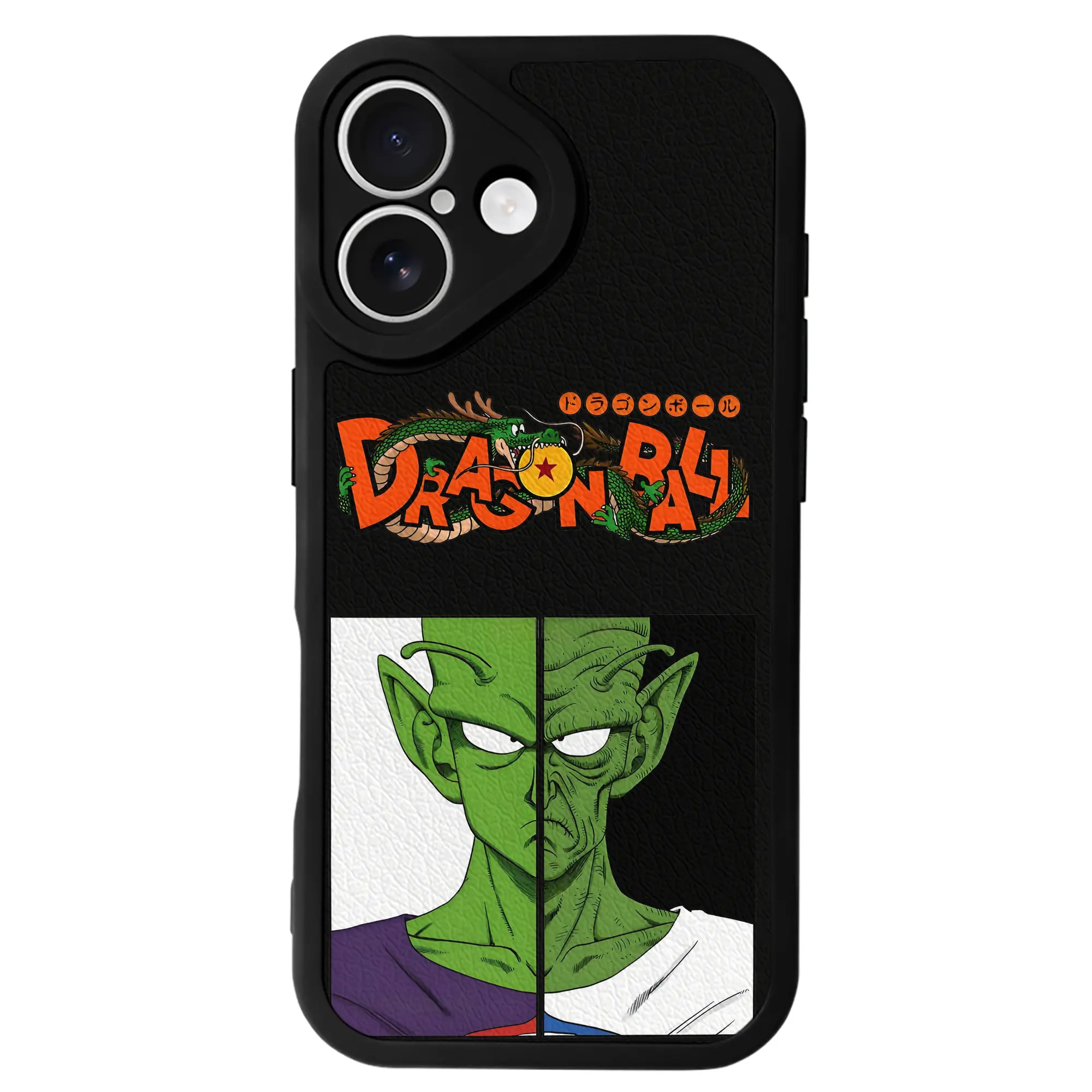 ドラゴンボール グッズ ピッコロ - IPhone 16シリーズ対応 ・ シリコンスマホケース ・ レザー調 ・ 高精度フィット ・ 耐衝撃 ・ ワイヤレス充電対応 ・ 精密カット